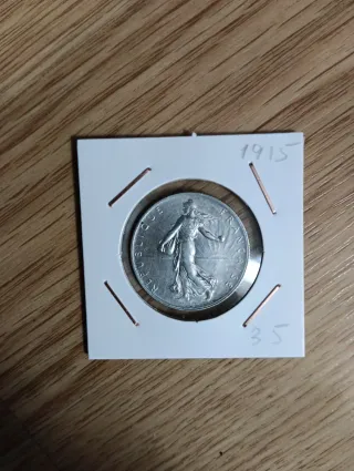 2 Francos Francia 1915