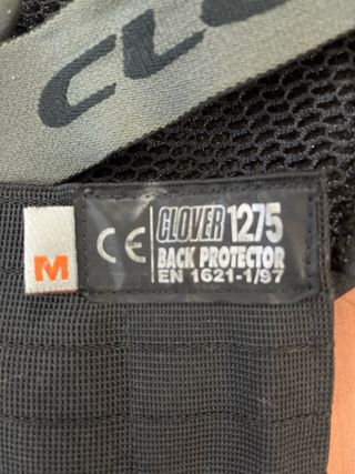 Paraschiena moto Clover taglia M