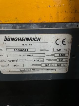 Apilador eléctrico Jungheinrich EJC 10