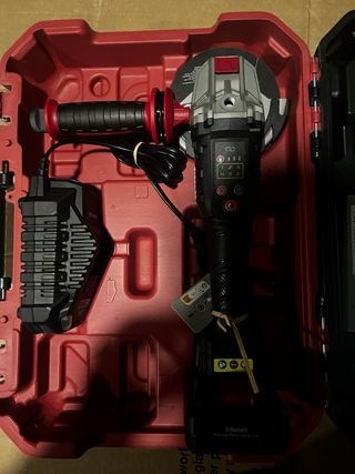 Amoladora Parkside 20V performance conpleta 4ah.