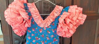 Traje Flamenca Niña Maricruz 6-8 Años