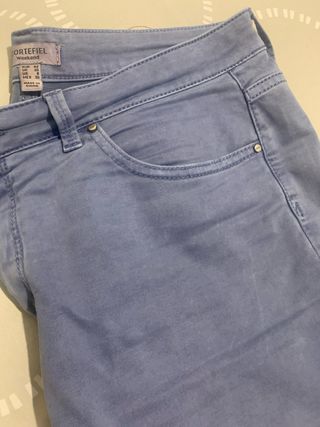 Pantalón Cortefiel Weekend Talla 40 Azul