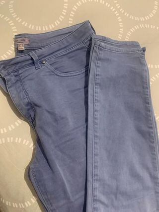 Pantalón Cortefiel Weekend Talla 40 Azul