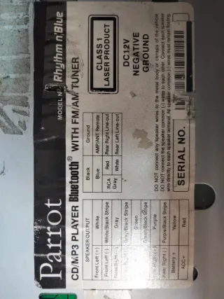 Radio Coche Parrot Rhythm 'n' Blue