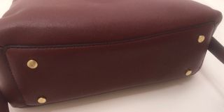 Bolso de mano/bandolera mujer Burdeos