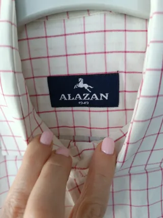 Camisa de cuadros clásica – talla39