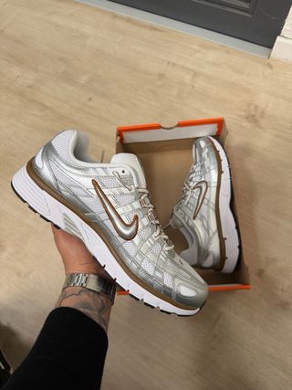 Nike P6000 Argento e Marrone