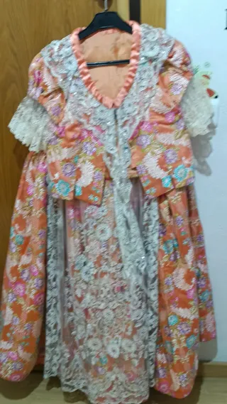 Vestido Fallera Niña 10-12 Años