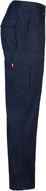 Pantalon trabajo 100% aLGodon color azul Talla 60