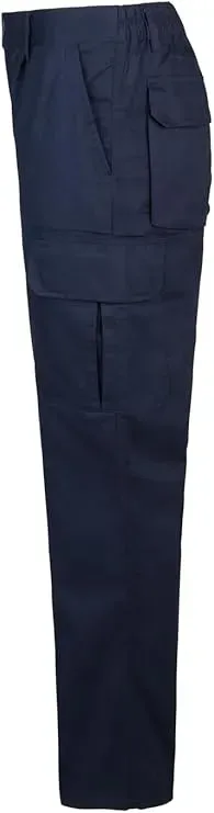 Pantalon trabajo 100% aLGodon color azul Talla 60