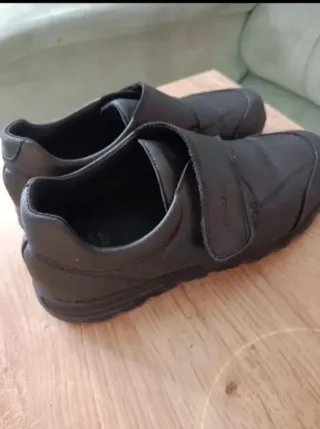 Zapatos Escolares Negros Velcro Pablosky