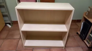 Estantería de madera color haya