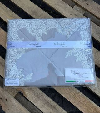 Completo Lenzuola Matrimoniale Filo d'argento