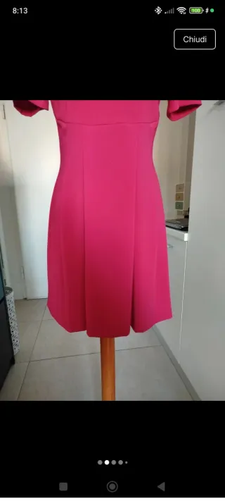Vestito fucsia Danny Rose taglia 42