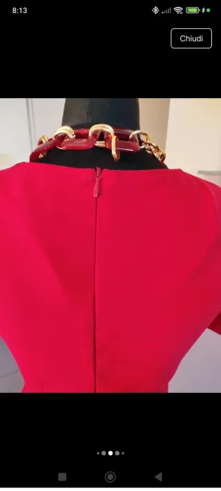 Vestito fucsia Danny Rose taglia 42