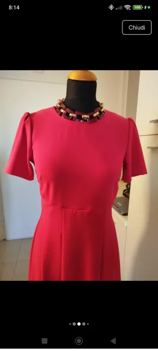 Vestito fucsia Danny Rose taglia 42