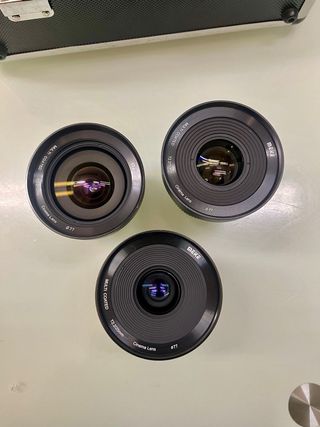 Kit Lentes Meike Cine MFT 12mm, 25mm, 50mm