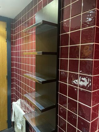 Estantería Baño Pom d'Or Madera y Metal