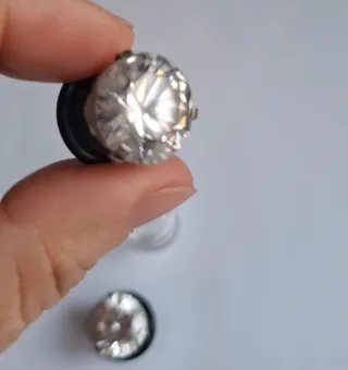 Set dilatación brillante/transparente 14mm