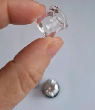 Set dilatación brillante/transparente 14mm