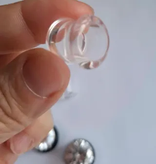 Set dilatación brillante/transparente 14mm