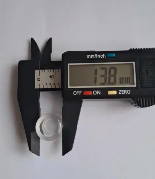 Set dilatación brillante/transparente 14mm