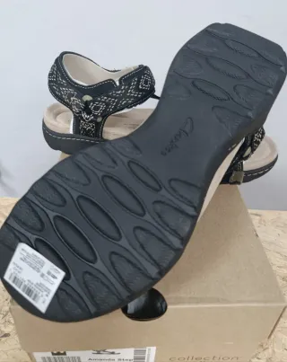 Sandalias Clarks Negras Talla 37