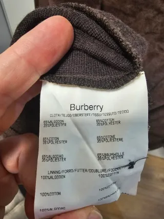 Jersey Burberrys Marrón Vintage Hombre