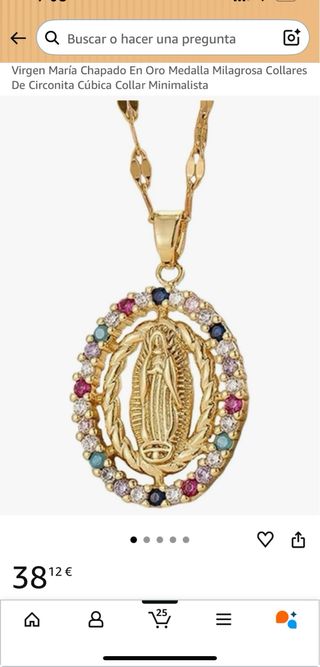 Collar Virgen de Guadalupe, NUEVO