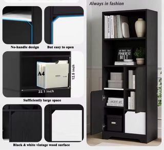 Aparador Negro y blanco