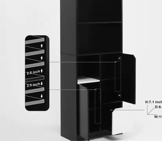 Aparador Negro y blanco