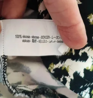 Camisa Zara Estampada Viscosa.