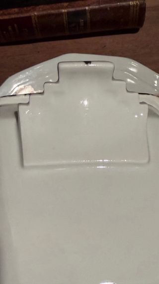 Sopera porcelana Art Deco floral