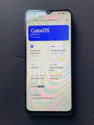 Lote 2 moviles: Oppo A54S 128GB y Oppo A54 5G 64GB