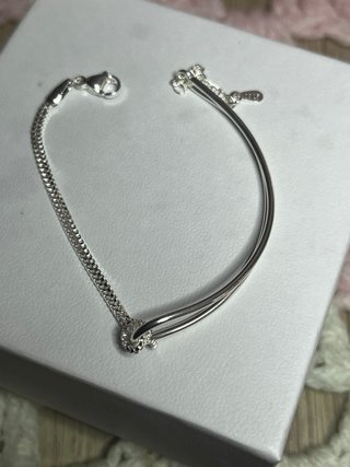 Pulsera Plata de Ley Semirrígida