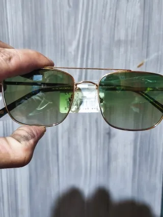 Gafas de sol MOKIAN doradas y verdes