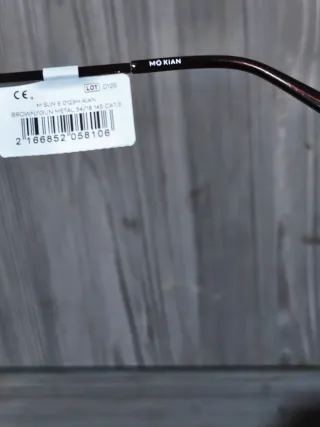 Gafas de sol MOKIAN doradas y verdes