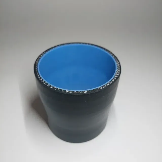 Tubo Redução Silicone Admissão Reto - 76-63mm