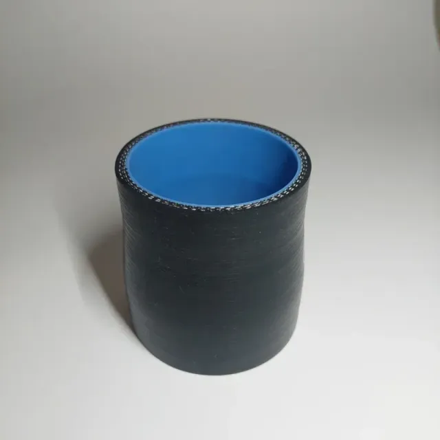 Tubo Redução Silicone Admissão Reto - 76-63mm