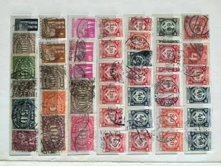 Lotto francobolli Impero Tedesco, Libano, Belgio,