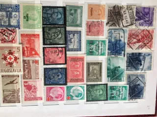 Lotto francobolli Impero Tedesco, Libano, Belgio,