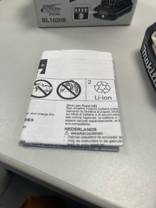 Batería Makita 10.8V 2.0Ah Li-Ion