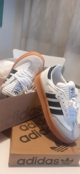 Adidas Samba Deportivas Blancas y Negras