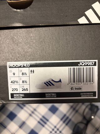 Zapatillas Adidas Blancas y Azules