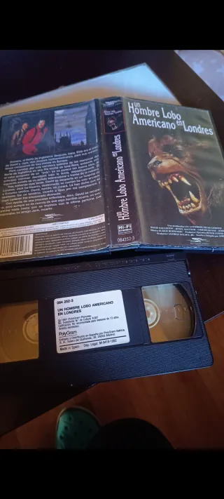 Un Hombre Lobo Americano en Londres VHS Terror
