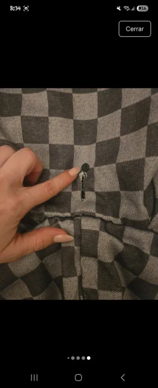 Ropa para cachorro a cuadros