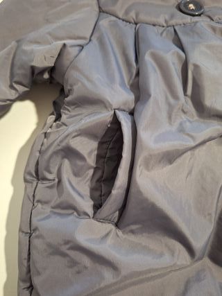 Abrigo morado niña ZARA 9/12 meses