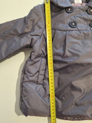 Abrigo morado niña ZARA 9/12 meses