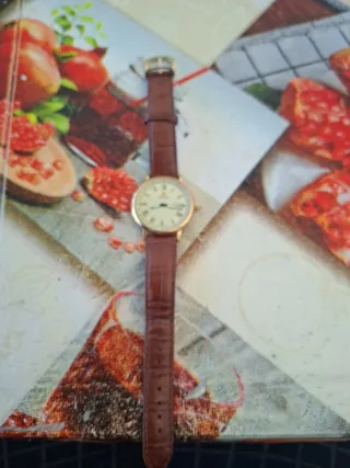 Orologio Steinhausen Uomo Pelle Marrone Oro