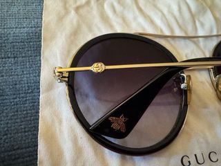 Occhiali da sole Gucci Donna Nero/Oro